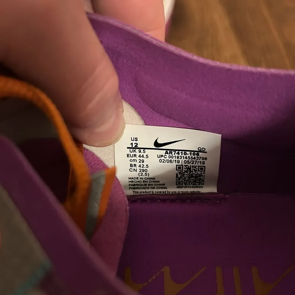 Nike Air Max Dia SE Light Orewood Brown Violet Size 12